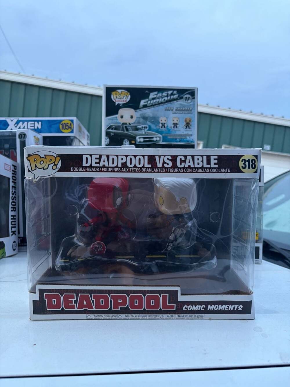 Funko Pop Comic Moments Deadpool vs Cable Vinyl Figure #318